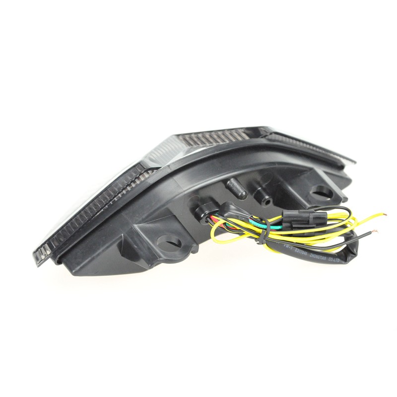 TOPZONE LED Brake Taillight Integrated Turn Signal For Kawasaki 2010-2014