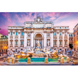 1000 Piece Jigsaw Puzzle, Trevi Fountain, World's Minimal Micro Piece (10.2 x 15.0 inches (26