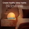 HOUSBAY Sunrise Alarm Clock, White Noise Sound Machine, Cozy Light,