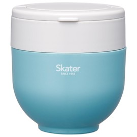 Skater LDNO6AG Insulated Lunch Jar, 19.4 fl oz (540 ml), Includes Folding Handle, Antibacterial, Lake Green