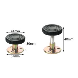 Pamtns Pack of 4 Furniture Feet, Adjustable Height Adjustable Feet, Heavy Duty Feet for Furniture, Metal Feet for Furniture, Heavy Duty Metal Furniture Foot, Adjustable Cabinet Feet, 30-40 mm,