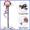 6 Pcs Patriotic 4th of July Cabinet Bows, Flags Pattern