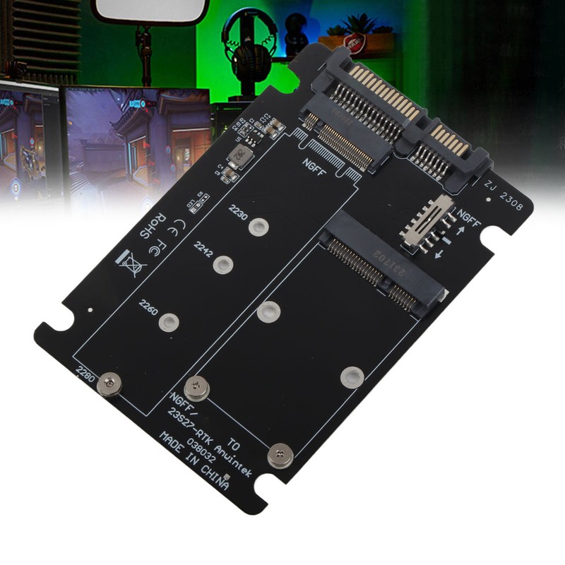 SSD Adapter Card High Speed 6Gbps MSATA M.2 NGFF to
