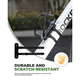 ROCKBROS Adapter for Bicycle Bottle Holder No Punching Bicycle Bottle Holder Adapter Bicycle Accessories Drink Holder Base Conversion Universal for MTB Road Bike Mountain Bike