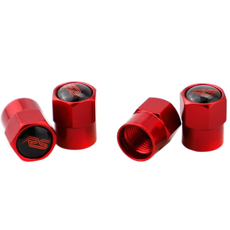 XDG 4Pcs Car Tire Covers Rustproof Metal Chrome Valve Stem