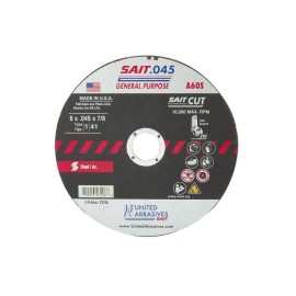 United Abrasives 23106 6"Dx.045x7/8"AH 60G HiSpeed CutOff Wheel, 50ea, FREE SHIP