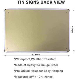 Property is Protected by an Attack Goat Funny Patio Metal Tin Sign Wall Decor Rustic Farmhouse Warning Sign for Home Farm Bar Pub Decor 12x8inches