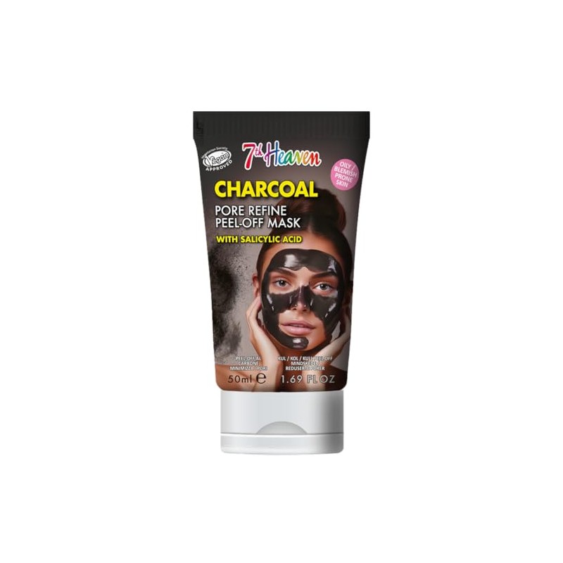 7th Heaven Charcoal Peel Off Face Mask with Salicylic Acid