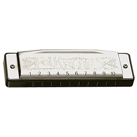 Tombo 1610FS Folk Blues 10 Hole Diatonic Harmonica F#