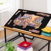 Tektalk Foldable Jigsaw Puzzle Board with 4 Angle Adjustable Bracket/Stand,