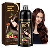 Shampoo para Canas, Hair Dye Shampoo 3 en 1 de