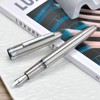 Asvine J16 Solid Titanium Fountain Pen Jowo Fine Nib Piston