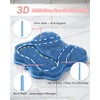 Shower Foot Scrubber Mat with Strong Suction Cups – 3D