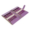 50Pcs Knitting Needles Purple Assorted Size Stainless Steel Ergonomic Metal