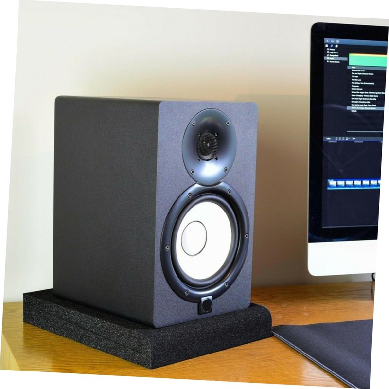 BESPORTBLE 2Pcs Small High Density Speaker Isolation Pads for Enhanced