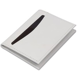 AMEHA Mens Wallet for Card Holder & Banknotes Minimalist & Slim Leather Wallets for Men RFID Blocking Men Wallet Classic Design for Girls & Boys (White)