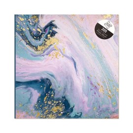 Sixstore Abstract Marble Swirl Design Photo Album Holds 200 Slip in 6'' x 4'' Photographs, Memo Section Multi