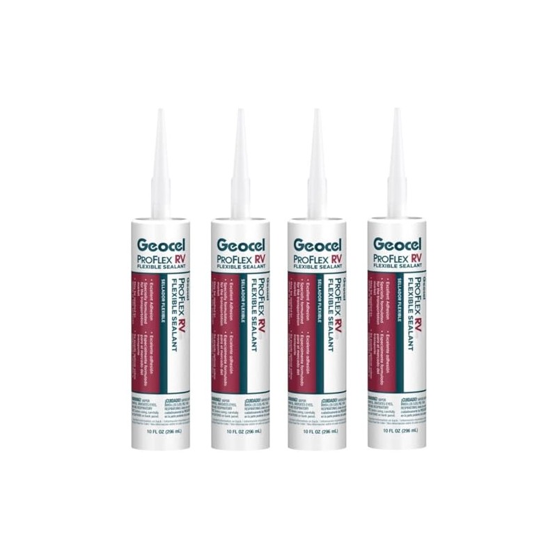 RV Trailer Camper Sealants Proflex Rv Flexible Sealant Clear 10