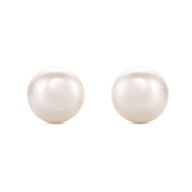 Orovi Women's Earrings Pearl Set Stud Earrings 14 Carat Gold Yellow Gold (585) Jewellery, Gold, Pearl