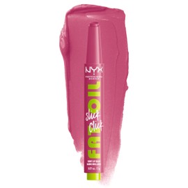 NYX Professional Makeup Nourishing Lipstick for Maximum Colour, Care and Moisture, with Avocado, Raspberry Oil and Cloudberry Oil, Vegan Formula, Fat Oil Slick Click, DM Me