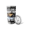 I Love Mountains Of Snow Snow Plow Stainless Steel Insulated