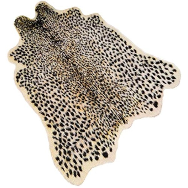 yingda1992 Leopard Print Rug,Faux Cowhide,Artificial Carpet,Simulation Cowhide, Leopard, Tiger, Zebra,