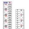 Height Indicator Adhesive Ruler - American-Made 7 Foot Ruler on