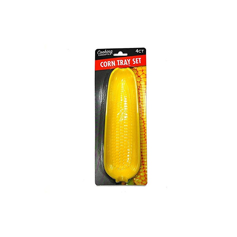 Cooking Concepts Corn on the Cob Tray Set, 4 Trays,