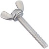 TRUSCO B35-0640 Stainless Steel Forged Butterfly Bolts, M6 x 40,