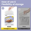 KOOC Slow Cooker Liners 8"x11" 30 Count Mini Size Disposable
