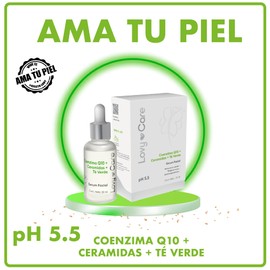 Lovy Care | Duo Serum Facial Vitamina C+ Ceramidas+ Cafeina + Serum Facial Coenzima Q10+ Ceramidas+ Te verde | 30 ml c/u | Lovy Care | Piel radiante | Antifatiga | Piel desestreada | Renovacion Celular | Biogeneradora | Antienvejecimiento | pH 5.5