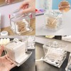 Gurxi Cotton Bud Holder Dispenser Cotton Buds Container Makeup Cotton