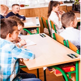 SICOHOME Name Tags for Classroom Desks - 48pcs Chalkboard Bright Student Name Plates for Classroom for Kindergarten Preschool Classroom Back to School Teacher Supplies Must Haves