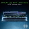 Razer Ergonomic Wrist Rest Pro for Full-Sized Keyboards: Cooling Gel