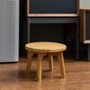 GOBAM Bamboo Step Stool, 7.3 inches - Sturdy Foot Stool
