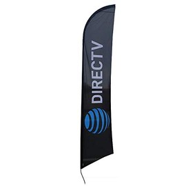 DirecTV Direct TV Feather Banner Swooper Flag, Replacement Flag Only