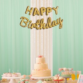 ShinyBeauty Sage Green Backdrop Curtainsr for Events Green Backdrop Drapes 2 Panels W 29''x L 10ft Photo Photography Background for Wedding Bridal Shower, Total 5' x 10'