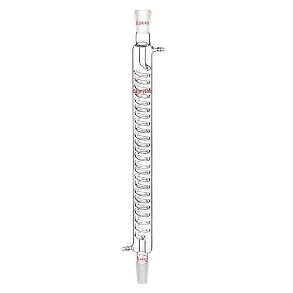 stonylab StonyLab Borosilicate Glass Graham Condenser with 24/40 Joint 400mm