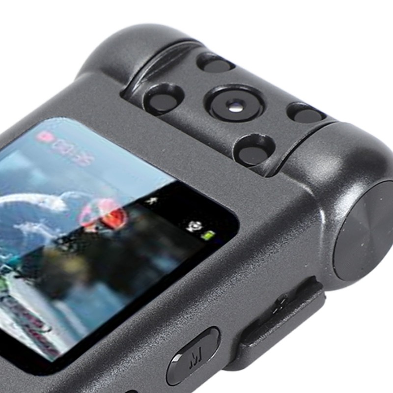 Wearable Camera 120 Degrees Rotatable Lens Portable Video Recorder Law