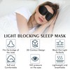 Bonuci 12 Pack Sleep Mask Blackout 3D Eye Mask for