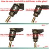 JINGLING 3mm Diamond Drill Bit, 1/8" Diamond Drill Bits, Glass