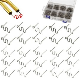 1000PCS Welding Rods Hot Staples Plastic Repair Machine Welding Staples for Hot Stapler Repair Car Bumpers Machine Dashboards Lamp Holders Daily Plastics Supplies Plastics Rings 0.8mm 0.6mm Staple