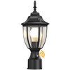 Lamomo Dusk to Dawn Outdoor Post Lights, Waterproof Aluminum Lamp