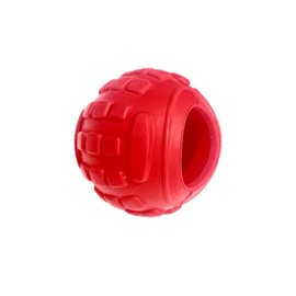 Super Treat Ball – Dog Treat Dispenser Ball – Dog Treat Puzzle Toy – Natural Rubber Durable Dog Toys – Indestructible Dog Ball for Aggressive Chewers