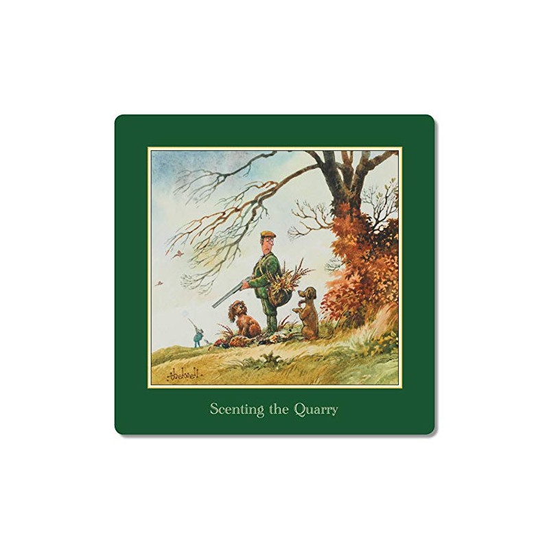 thelwell 6 Shooting Coasters. From his iconic sporting prints. British