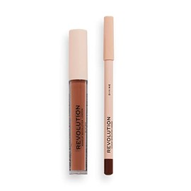 Makeup Revolution London, Lip Contour Kit, Divine, Lip Gloss & Lip Liner Duo, 1x1ml, 1x1g