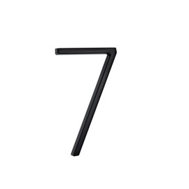 nanlyiau House Numbers Black Matt House Number 3D Black Metal House Numbers 6 inches/15.2 cm Floating House Number Sign Door Numbers Signage Plaque Street Home Address Numbers (xhj 6 in 7)