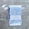 interDesign Power Lock Suction Towel Bar, Clear