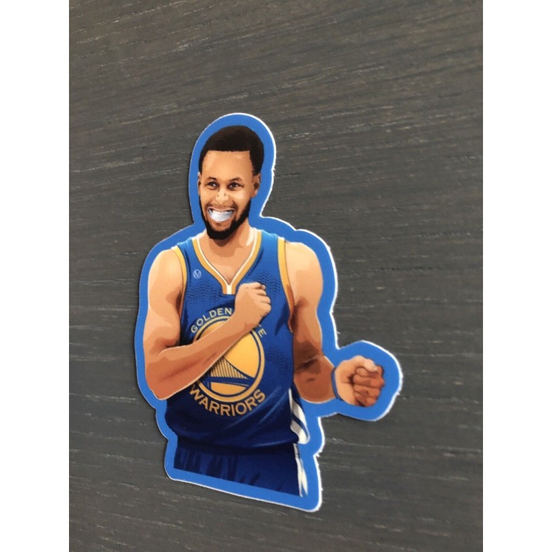 Steph Curry Vinyl Sticker Art Golden State Warriors Champion High