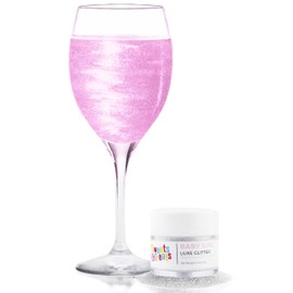 Gender Reveal Decorations Edible Glitter for Drinks, Magical Gender Reveal Ideas, Surprise Boy or Girl Gender Reveal Sprinkles as Drink Glitter or Brew Glitter, Baby Reveal - Pink Edible Glitter